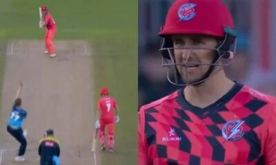 Livingstone smacks the ball out of old Trafford in Vitality T20 Blast