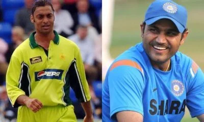 Shoaib Akhtar was chucking the ball, says Virender Sehwag