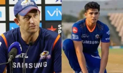 MI bowling coach Breaks silence on Arjun's non selection in playing XI in IPL 2022