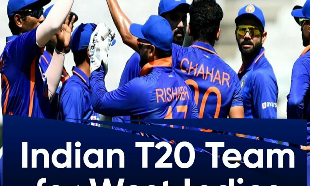 Indian Team for WI T20s
