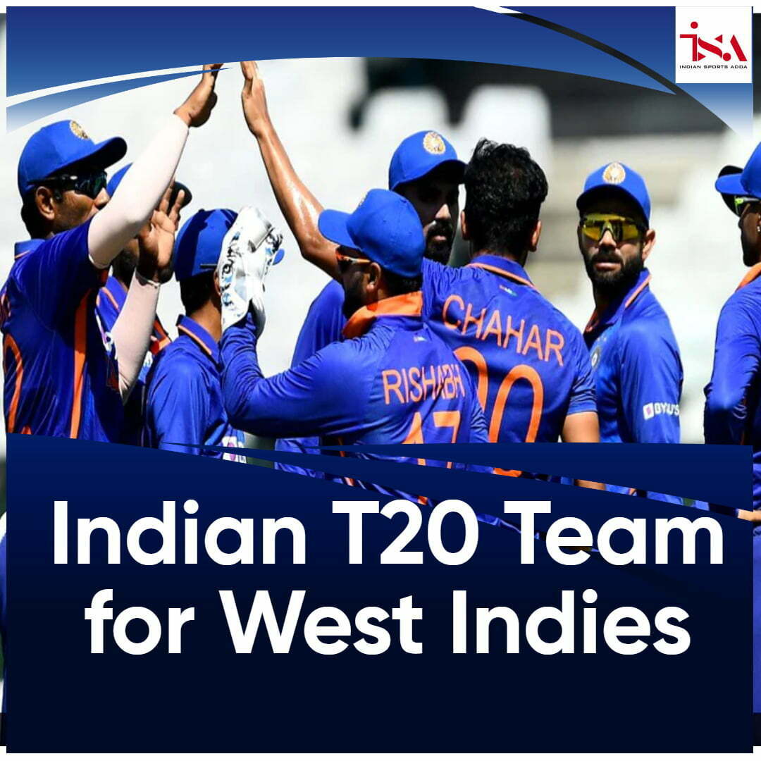 Indian Team for WI T20s
